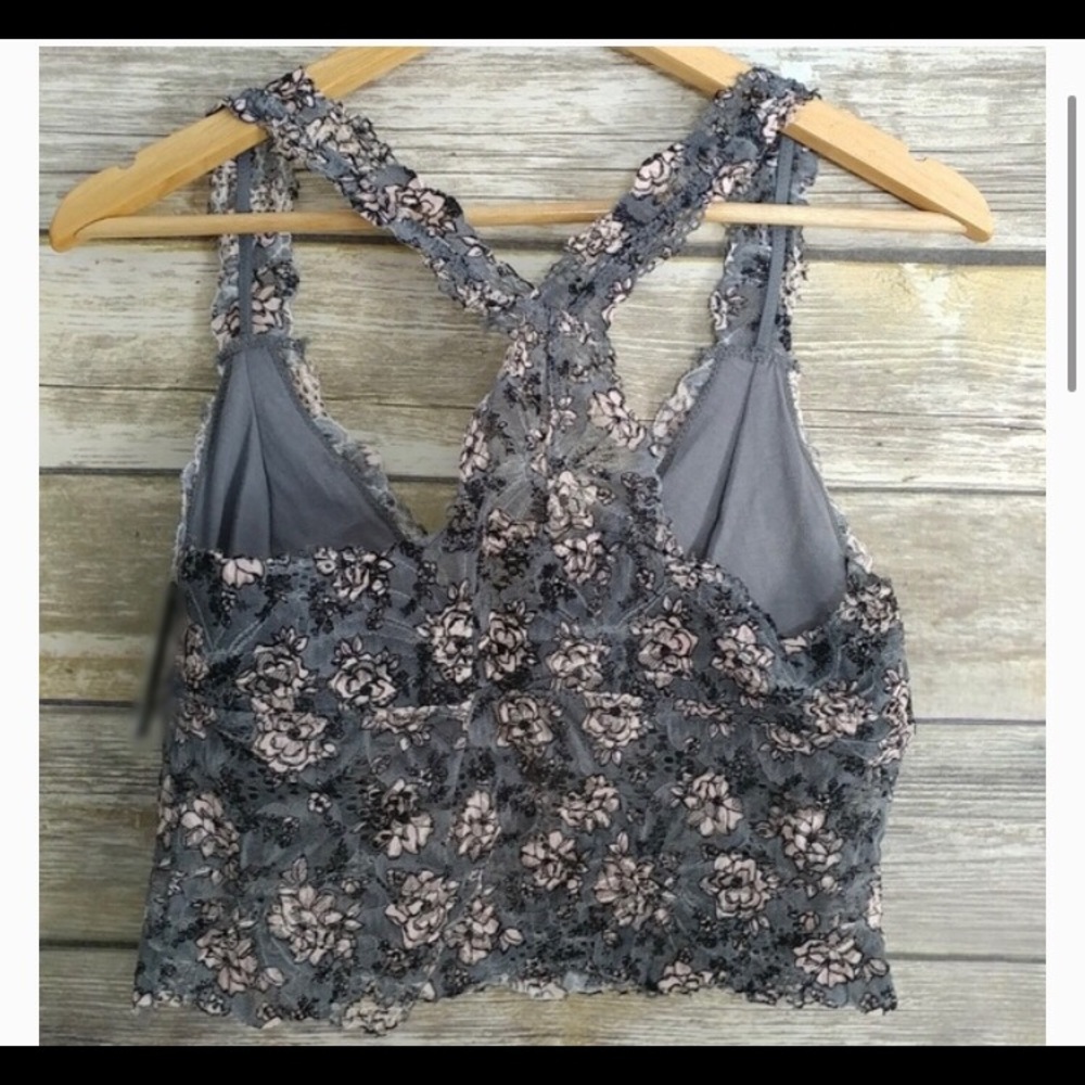 NWOT Sophie B Floral Lace Bralette Size S - Picture 2 of 4